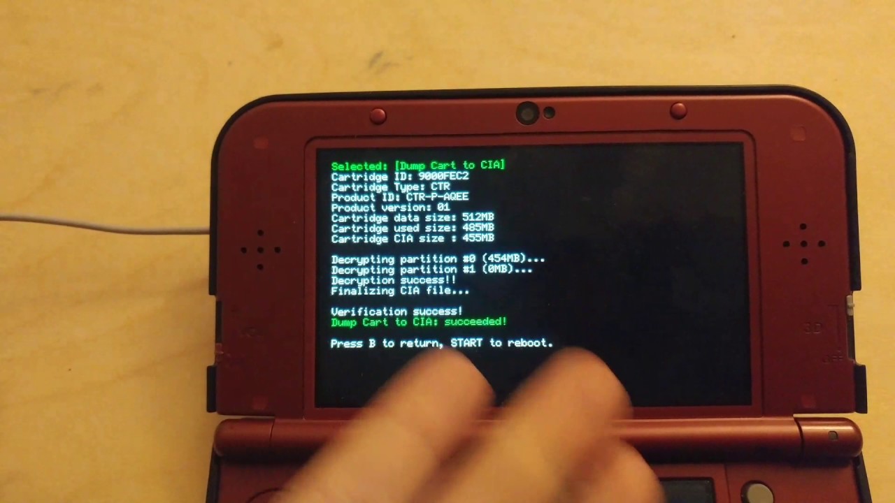 改造cfw導入3dsでニンテンドーds Ndsのrom吸出し可能な Decrypt9wip の使い方 導入法 Pcゲーマーのレビューと エミュレーター