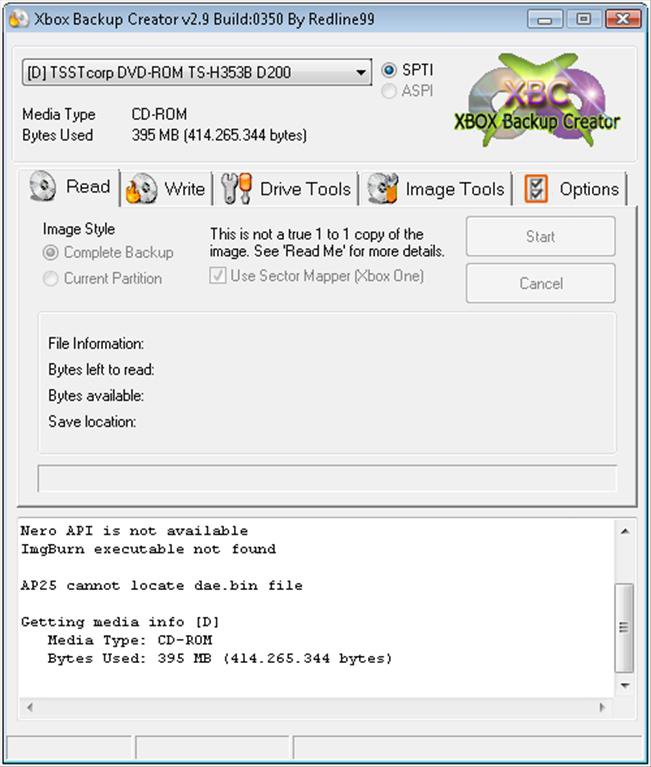 XBOX360のソフト／ディスクROM・ISOの吸出し抽出方・やり方！！パソコンブルーレイディスクドライブの対応ドライブでの吸出し PC