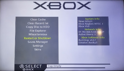改造済みの初代Xboxで自作ソフト起動・自作ソフトを導入する設定 