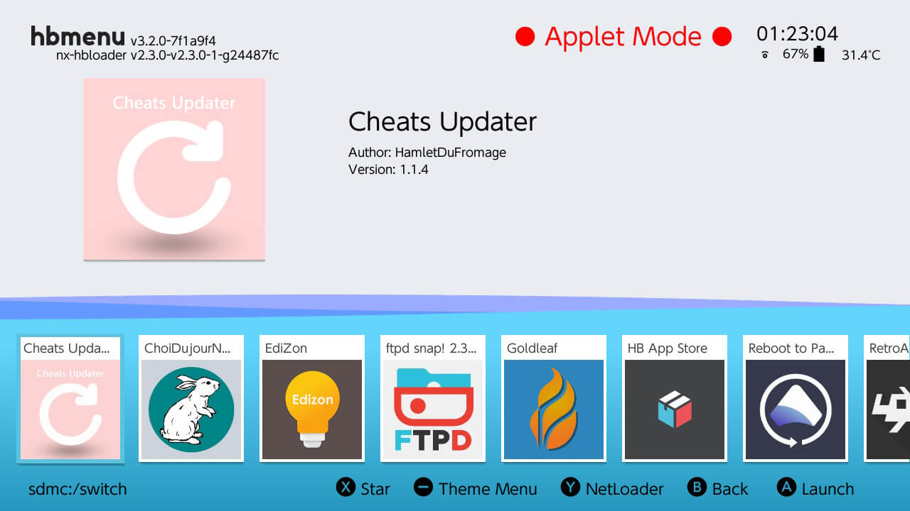 ニンテンドースイッチにチートコードを導入可能なツール【EdiZon for Switch】の設定手順やり方 PCゲーマーのレビューとエミュレーター